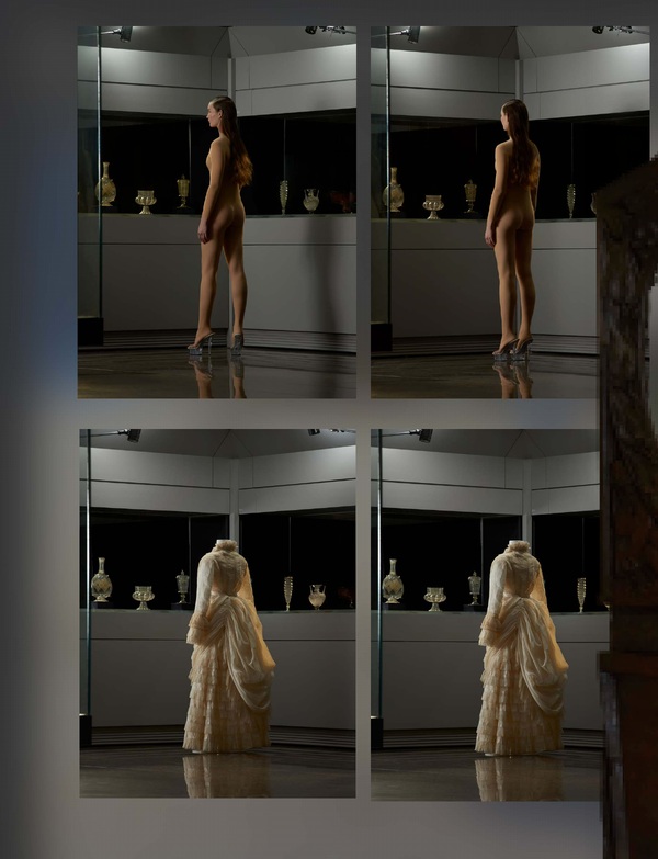 Repeated figures and a nineteenth-century summer dress